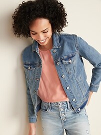 old navy pink denim jacket