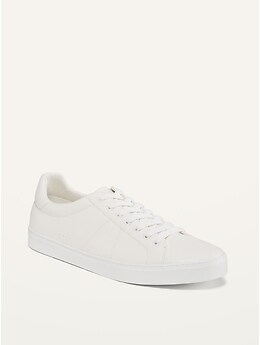 Old navy faux leather on sale sneakers