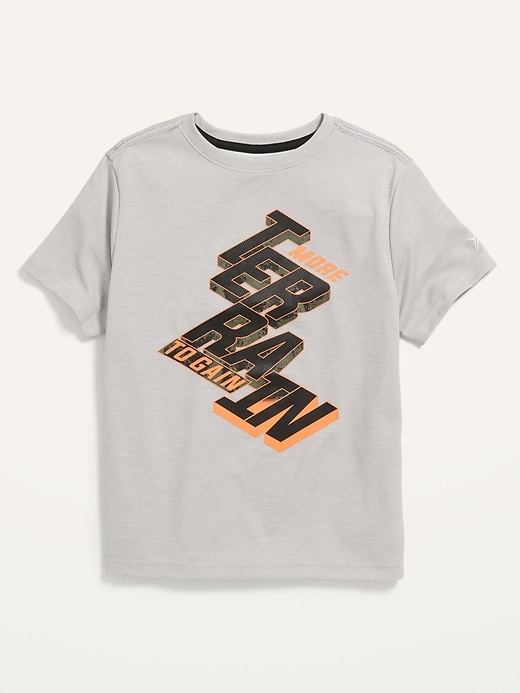View large product image 1 of 3. Go-Dry Short-Sleeve Graphic T-Shirt For Boys