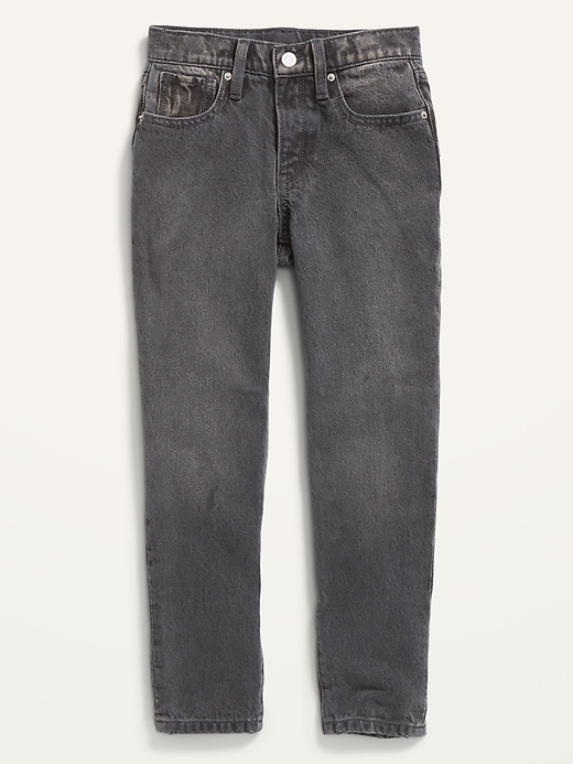 View large product image 1 of 4. High-Waisted O.G. Straight Built-In Tough Button-Fly Non-Stretch Jeans for Girls