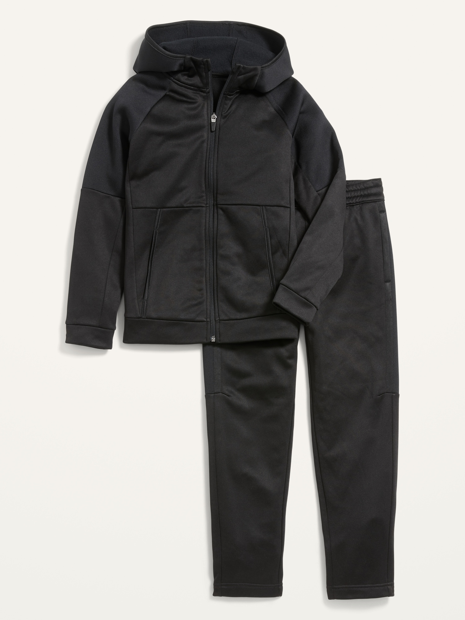 Old Navy Techie Fleece Hoodie & Sweatpants Set For Boys black. 1