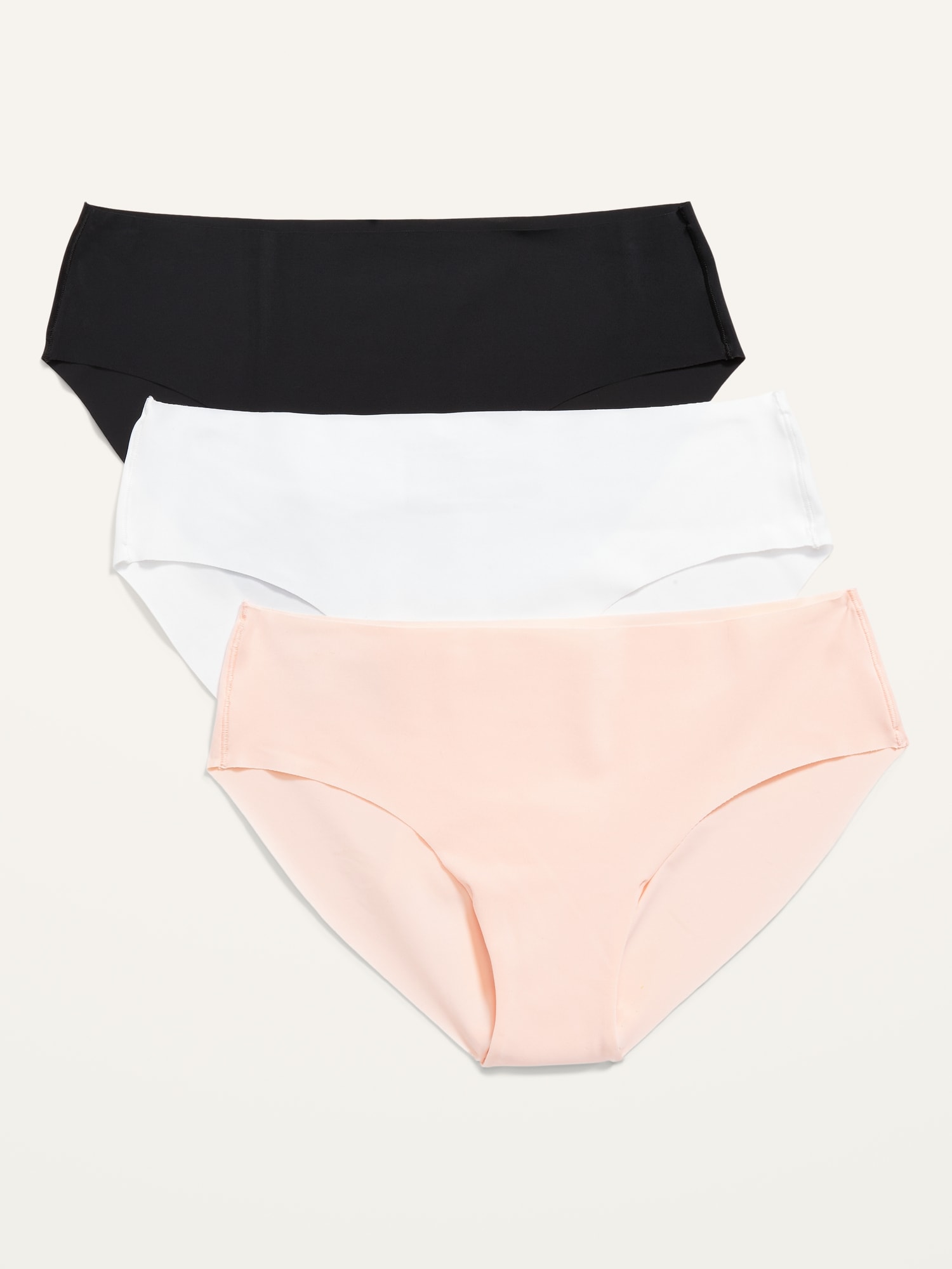Old Navy Soft-Knit No-Show Hipster Underwear for Women 3-Pack multi. 1