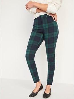 old navy green plaid