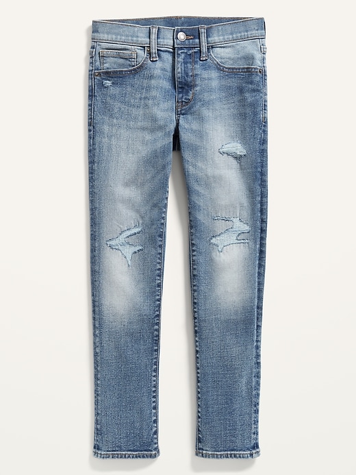 View large product image 1 of 3. Slim 360° Stretch Ripped Jeans for Boys