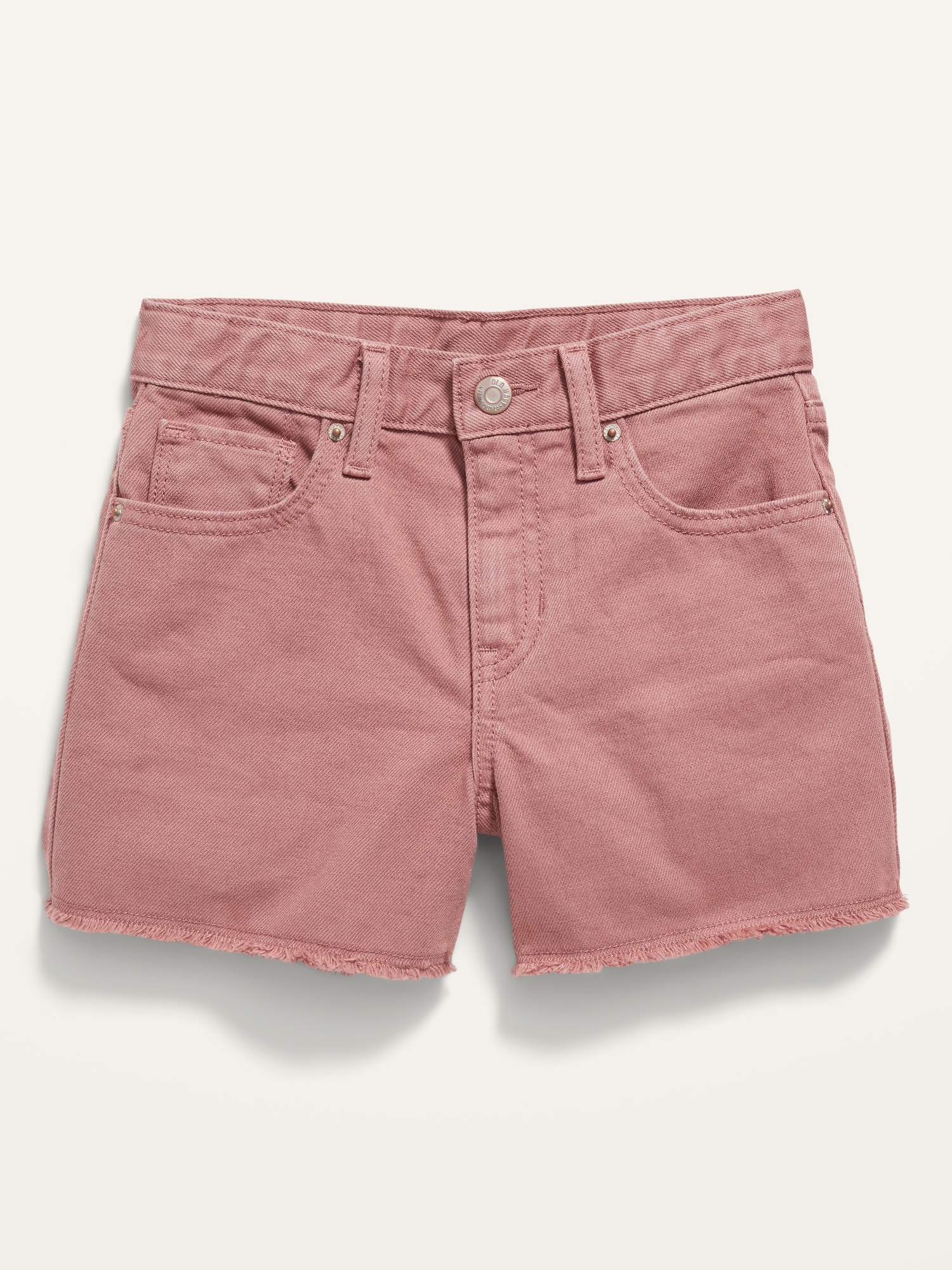 HighWaisted FrayedHem Jean Shorts for Girls Old Navy