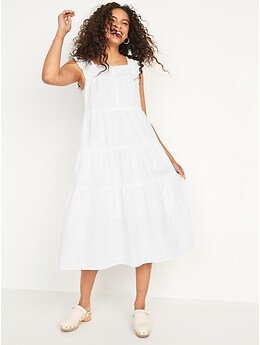 old navy white cotton dress