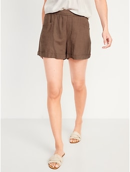 linen shorts old navy