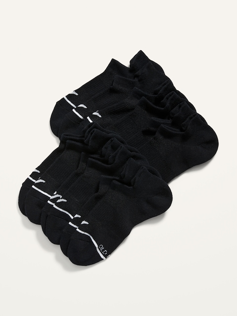 Athletic Ankle Socks  6-Pack - Black Jack