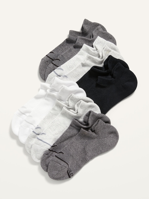Athletic Ankle Socks  6-Pack - Gray Combo