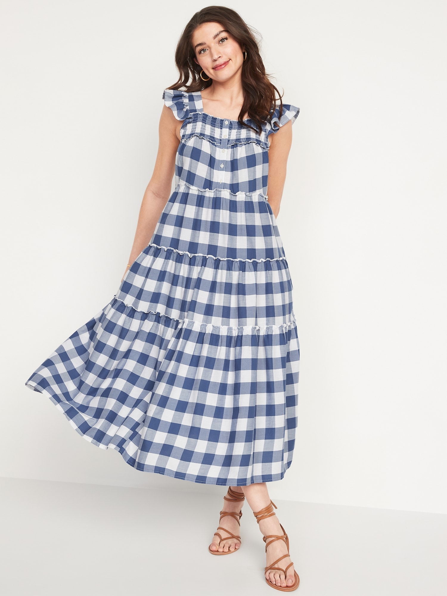 tiered dress old navy