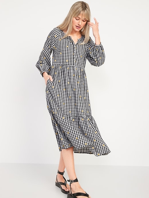 boden eleanor jersey midi dress Boden Women's Mia V-neck Jersey Midi Dress in Black