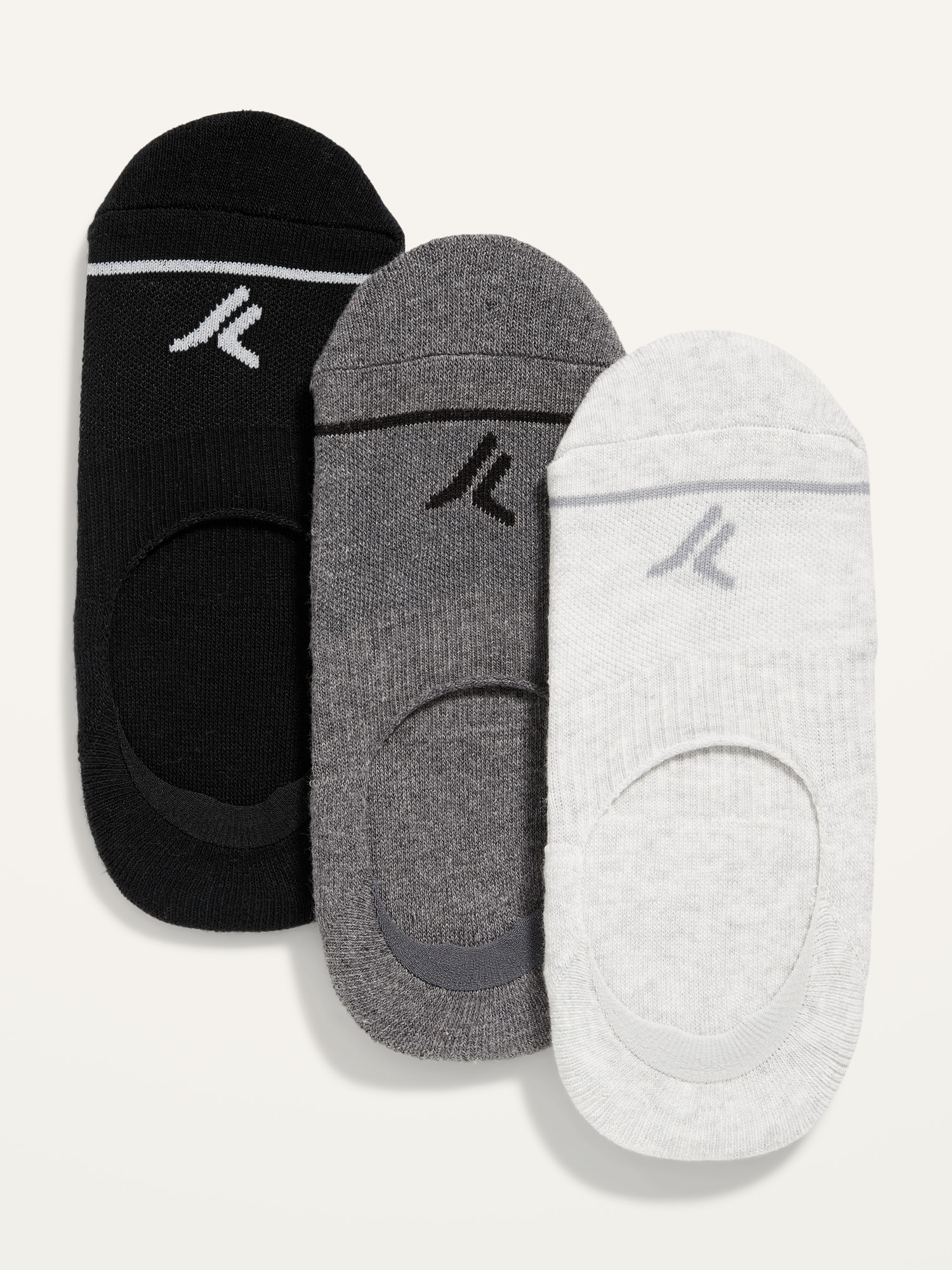 No-Show Athletic Socks 3-Pack for Women