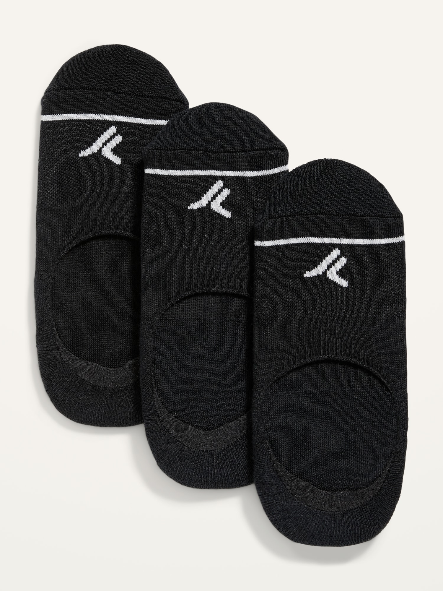Old Navy No-Show Athletic Socks 3-Pack for Women black. 1