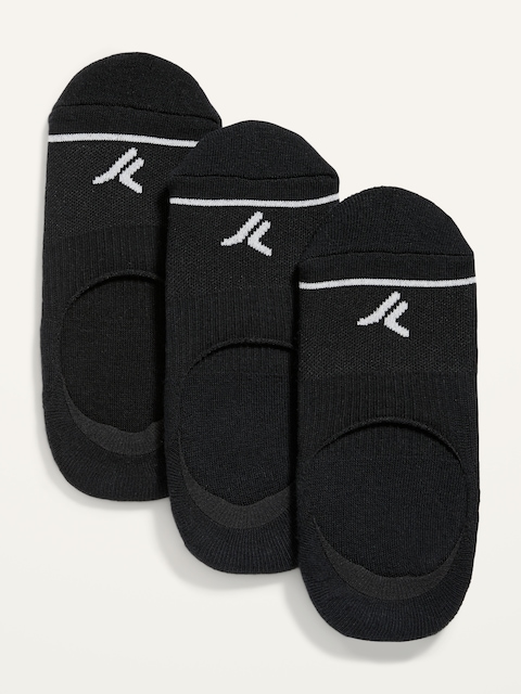 No-Show Athletic Socks 3-Pack for Women - Blackjack
