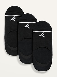 Image number 1 showing, No-Show Athletic Socks 3-Pack for Women