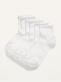 3-Pack Athletic Quarter Crew Socks for Women