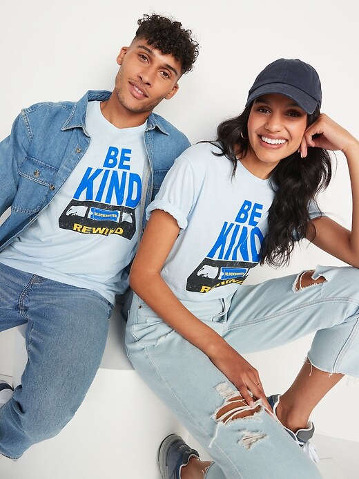 Oldnavy Blockbuster Video® "Be Kind Rewind" Gender-Neutral T-Shirt for Adults