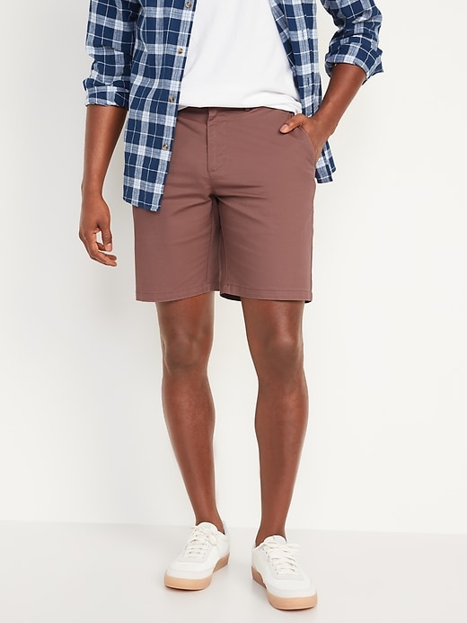 Image number 1 showing, Slim Ultimate Tech Chino Shorts for Men -- 9-inch inseam
