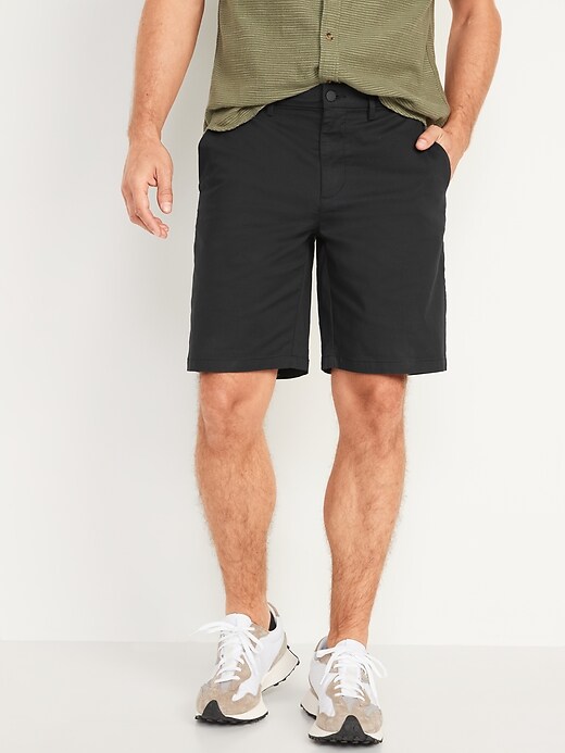 Image number 1 showing, Slim Ultimate Tech Chino Shorts -- 9-inch inseam