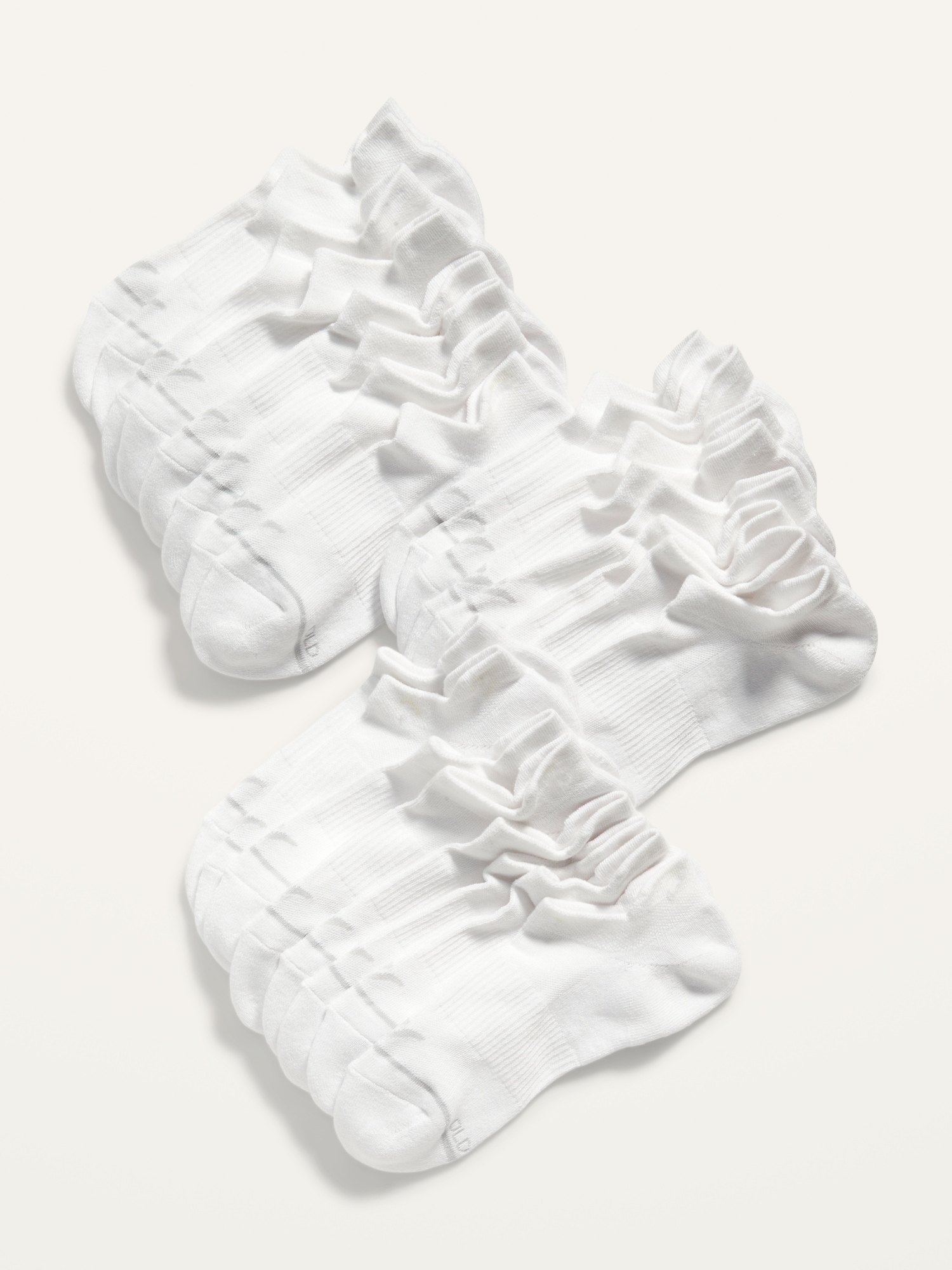 Old Navy Performance Ankle Socks 12-Pack for Women white. 1