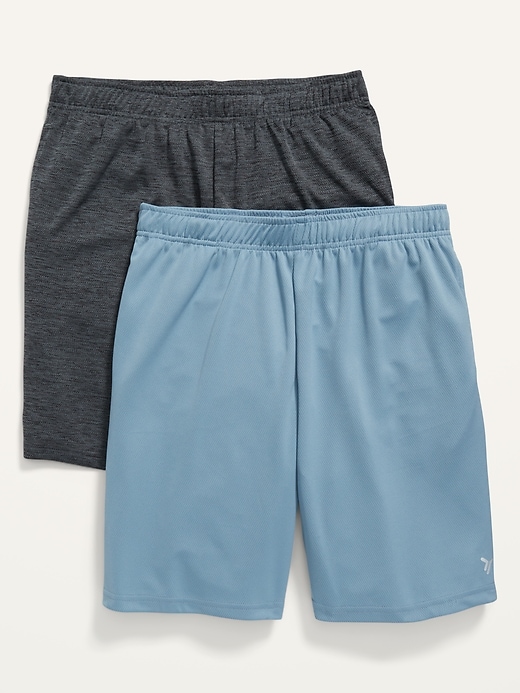View large product image 1 of 3. Go-Dry Mesh Performance Shorts 2-Pack -- 9-inch inseam