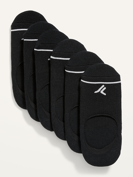 View large product image 1 of 1. No-Show Athletic Socks 6-Pack for Women
