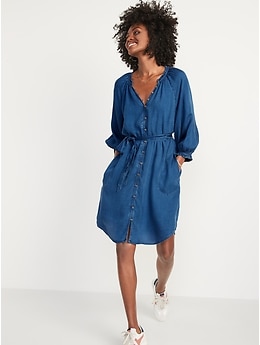 old navy jean dress