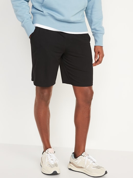 View large product image 1 of 3. Live-In French Terry Go-Dry Sweat Shorts -- 9-inch inseam