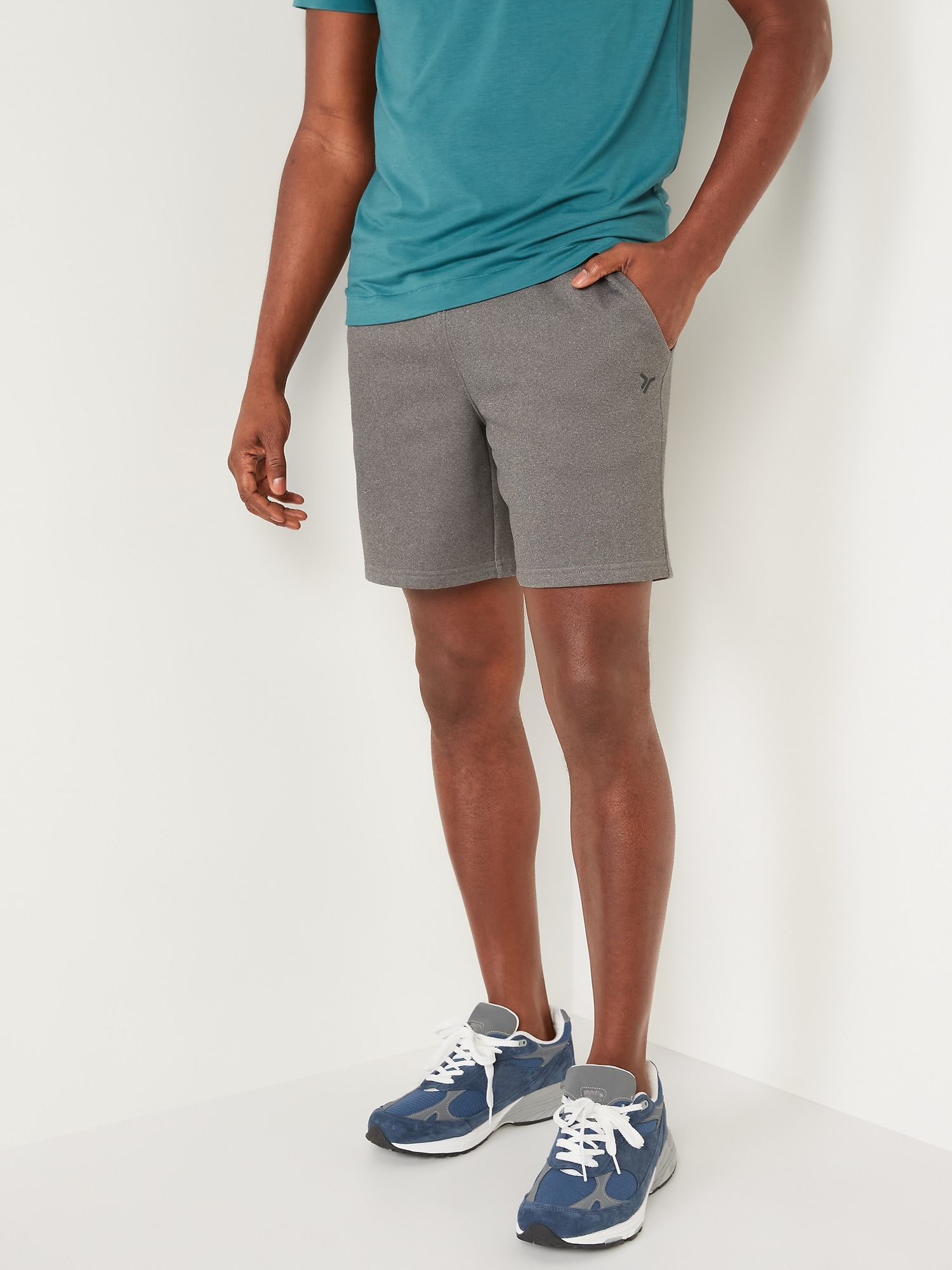 Old Navy Go-Dry Performance Sweat Shorts for Men -- 7-inch inseam gray. 1