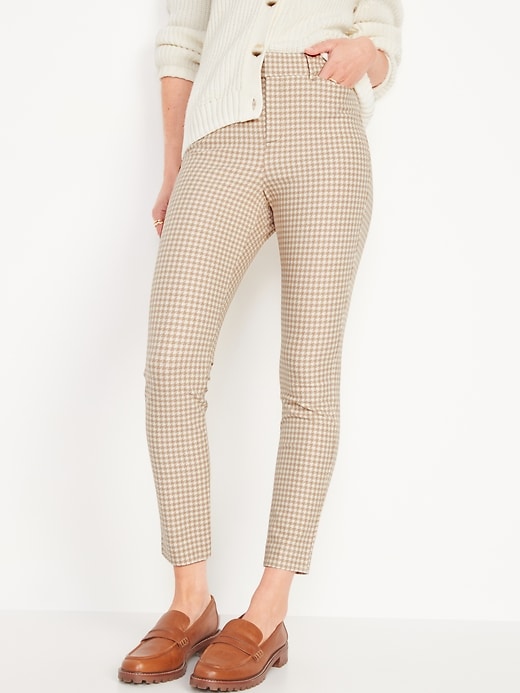 Oldnavy High-Waisted Houndstooth Pixie Pants for Women