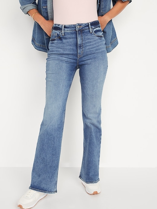 Image number 1 showing, Higher High-Waisted Flare Jeans for Women