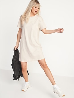 old navy white shirt dress