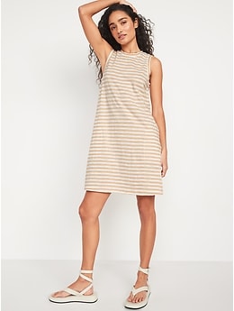 old navy sleeveless striped dress