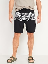 Old Navy Men's Printed Built-in Flex Board Shorts -- 8-Inch Inseam - - Size 30W