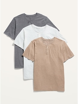 Old Navy Men's Soft-Washed V-Neck T-Shirt 3-Pack - - Tall Size M