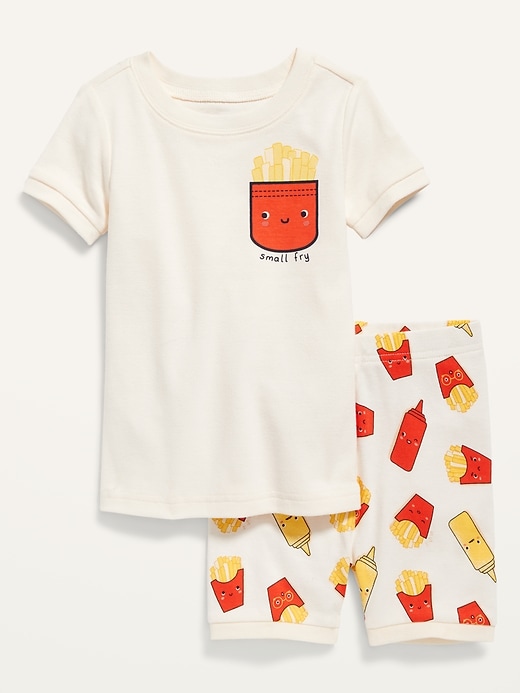 View large product image 1 of 1. Unisex Printed Pajama Set for Toddler