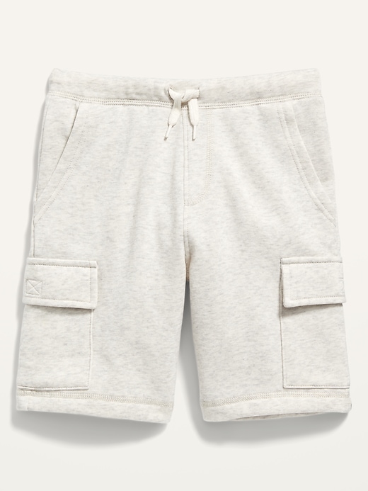View large product image 1 of 2. Fleece Cargo Jogger Shorts for Boys (At Knee)