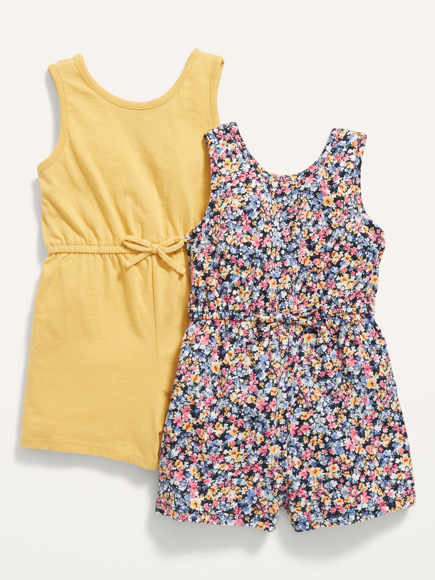 2Pack Sleeveless Jersey Romper for Toddler Girls Old Navy