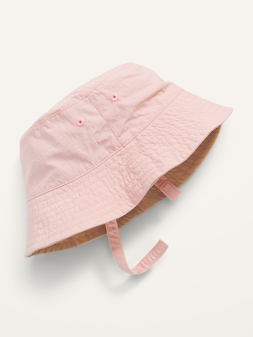 View large product image 1 of 2. Reversible Nylon Bucket Hat for Baby