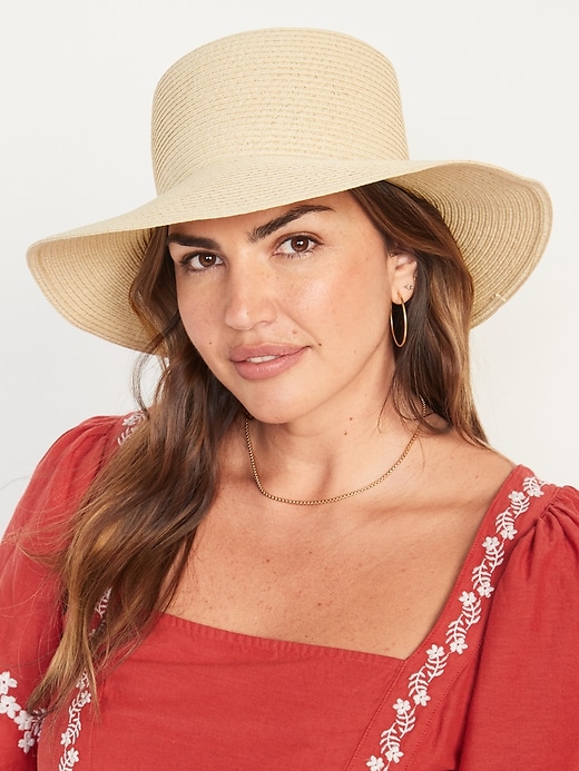 View large product image 1 of 2. Straw Sun Hat for Women