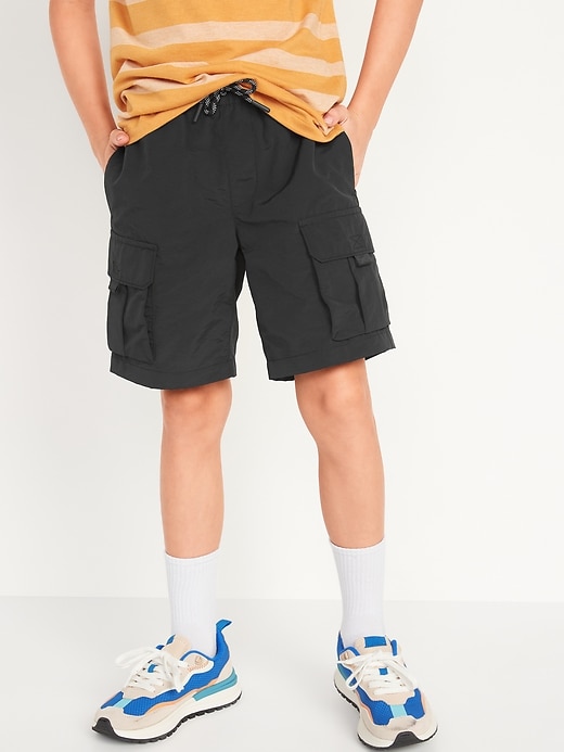 View large product image 1 of 4. Knee Length Nylon Cargo Hiking Shorts for Boys