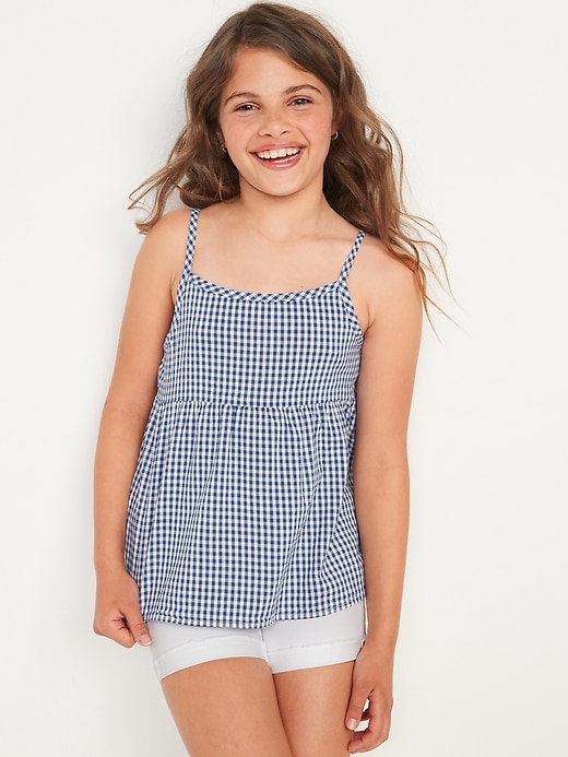 View large product image 1 of 3. Printed Tie-Back Cami Top for Girls