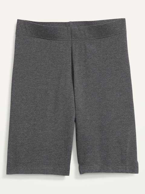 High-Waisted Biker Shorts -- 8-inch inseam