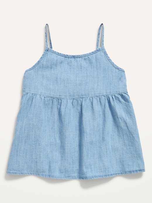 Old Navy Chambray Tie-Back Cami Top for Girls. 1
