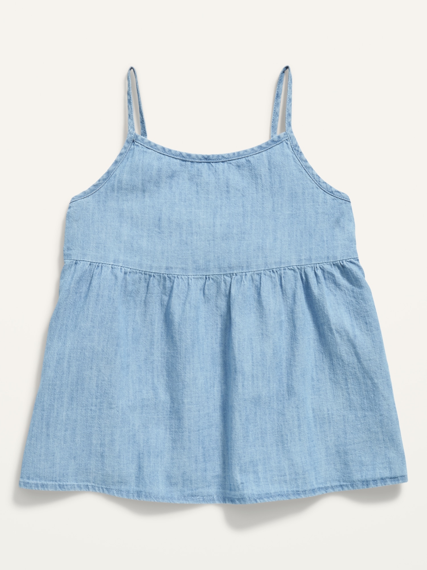 Chambray Tie-Back Cami Top for Girls | Old Navy