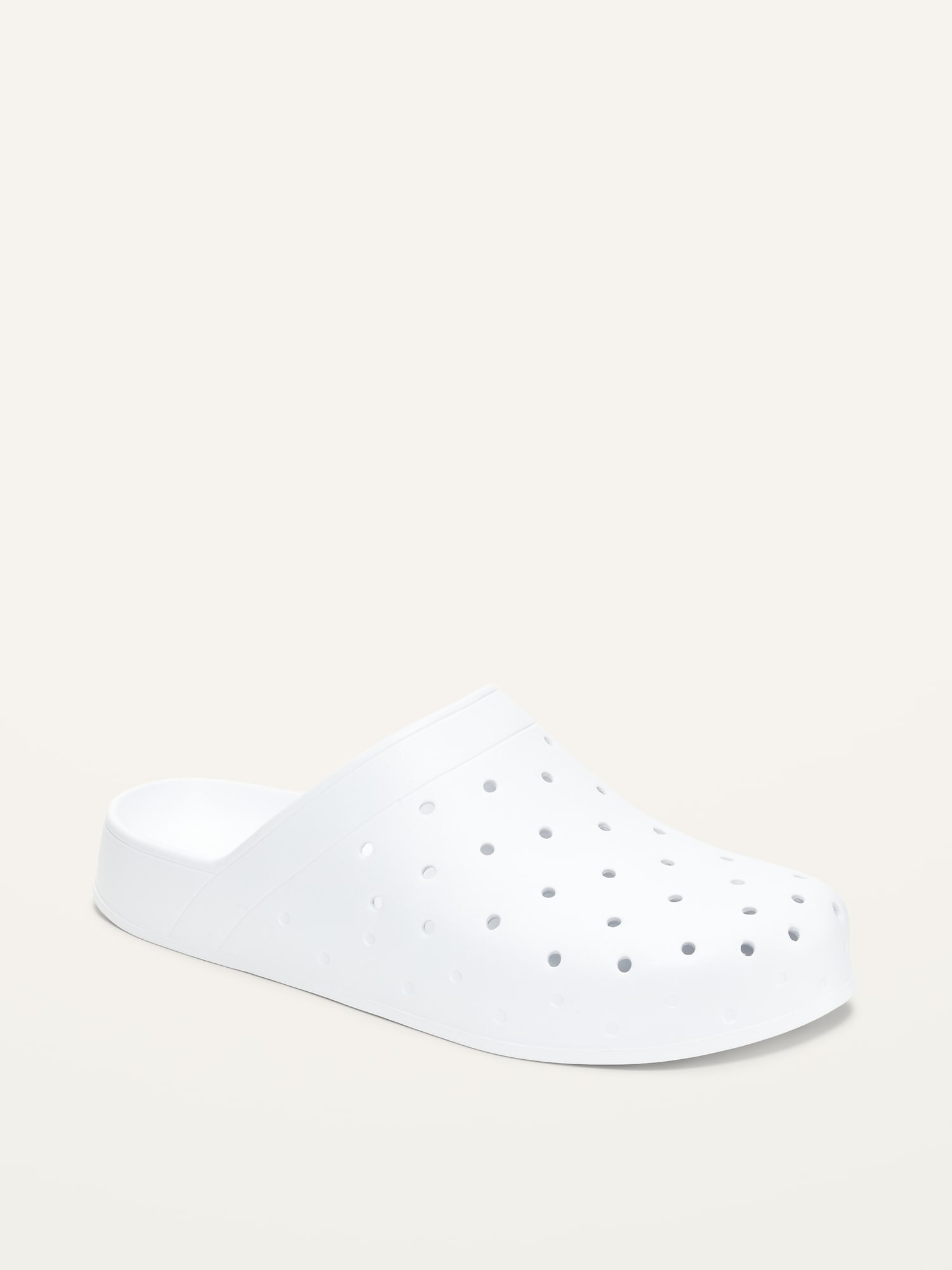 Old Navy Perforated Clog Shoes (Partially Plant-Based) white. 1