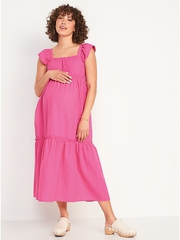 old navy coral maxi dress