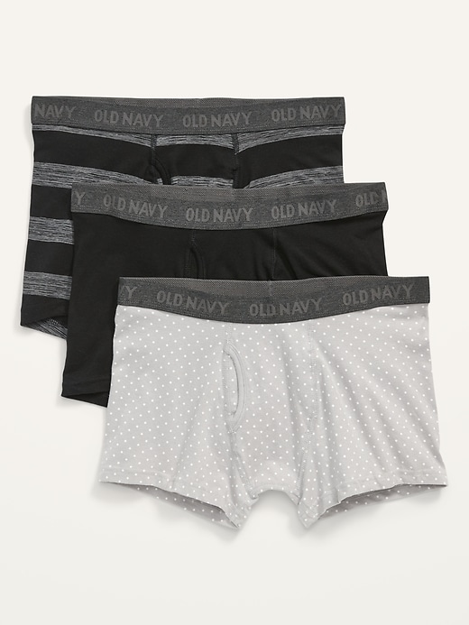 View large product image 1 of 1. Built-In Flex Trunks Underwear 3-Pack -- 3-inch inseam