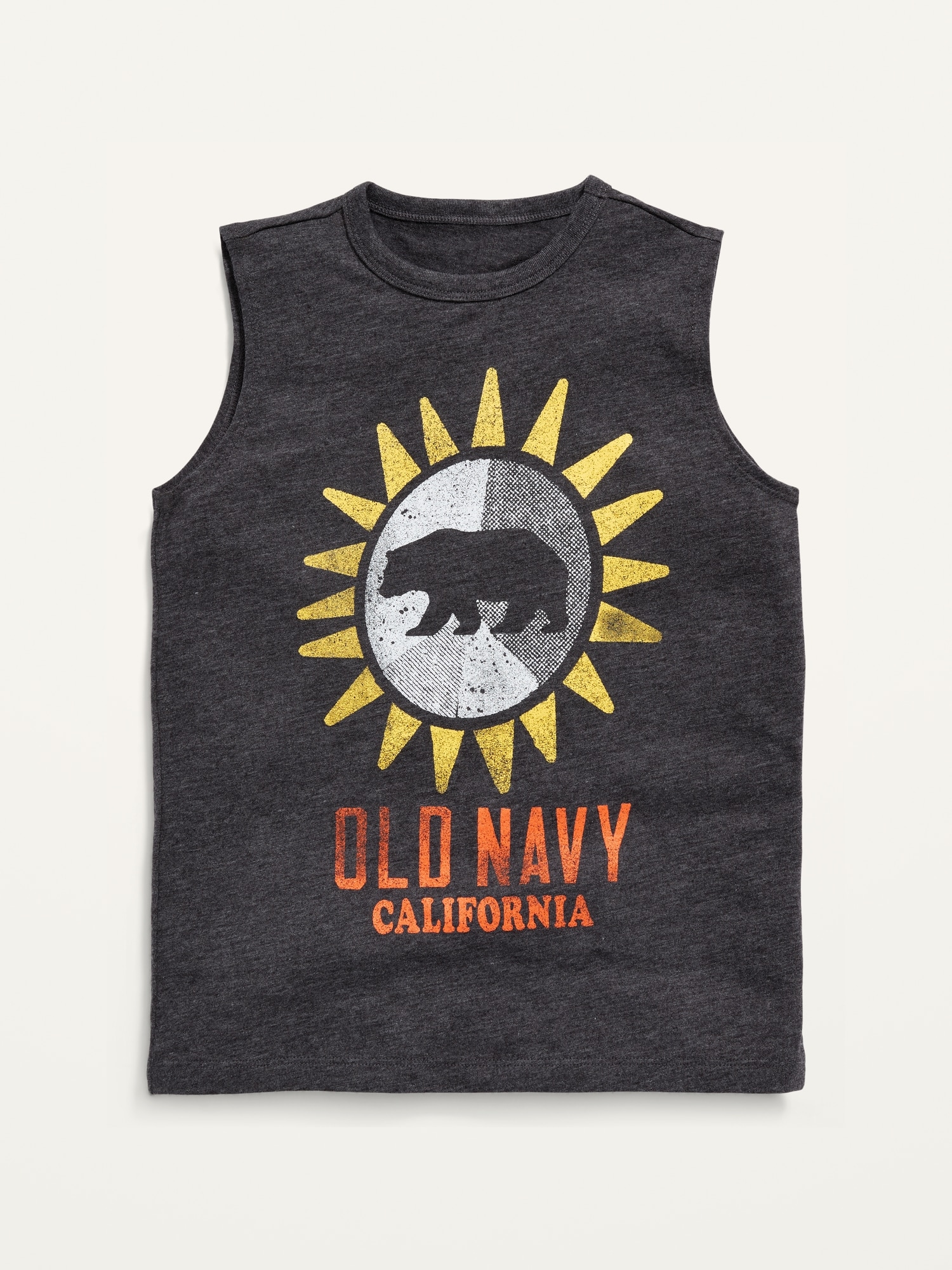 LogoGraphic GenderNeutral Sleeveless TShirt for Kids Old Navy
