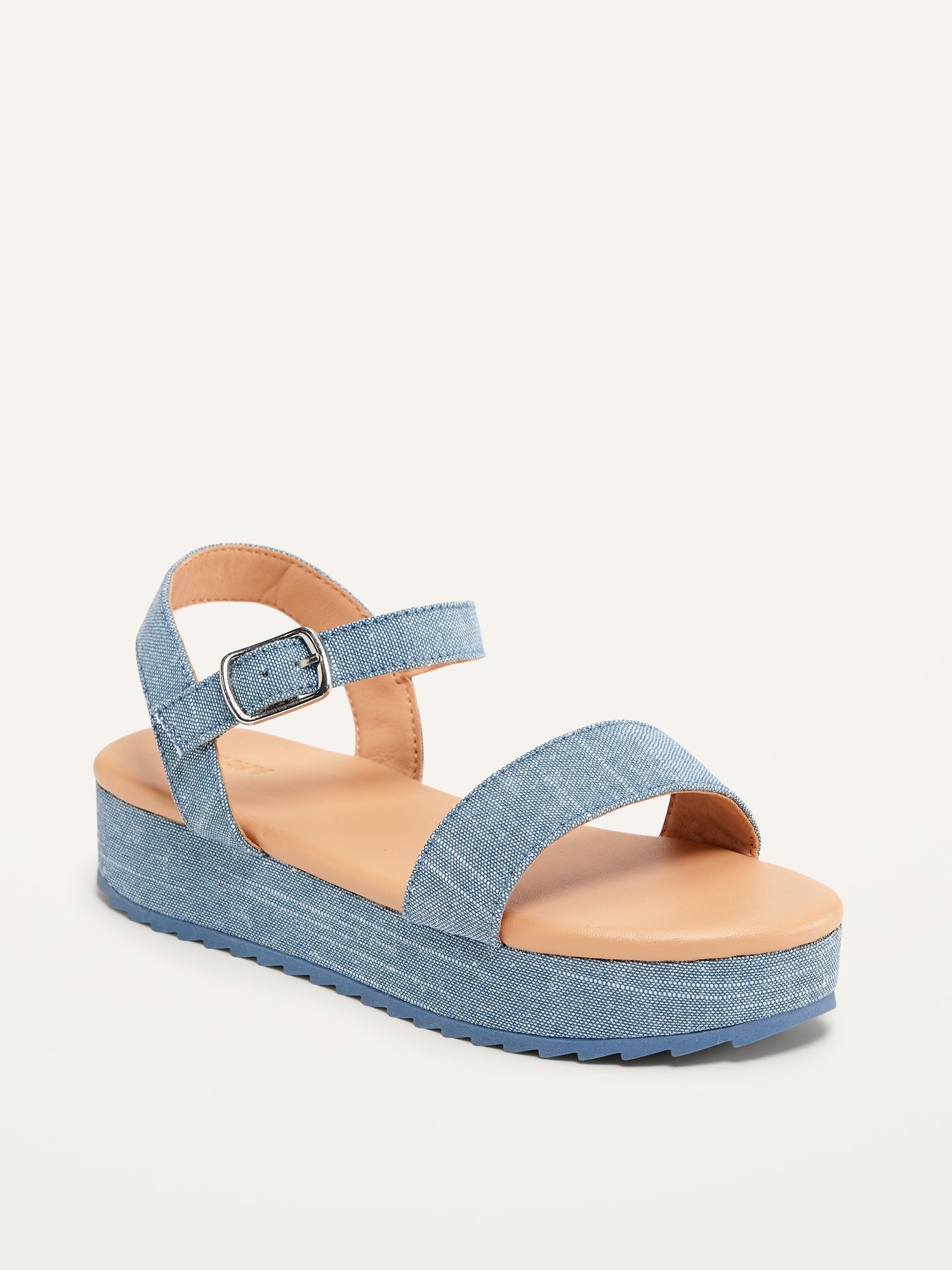 Chambray Platform Sandals for Girls | Old Navy